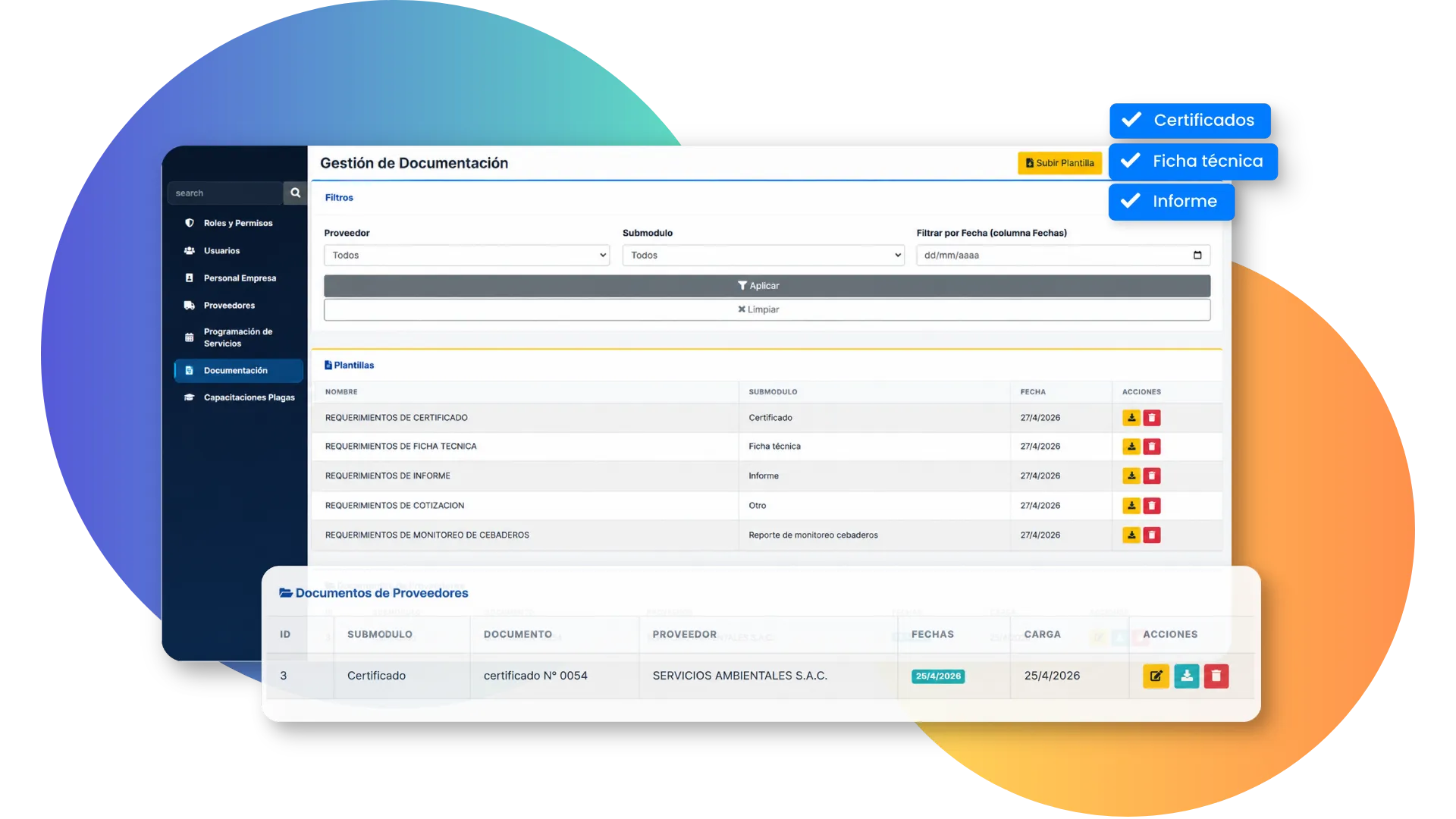 Gestión de documentación
