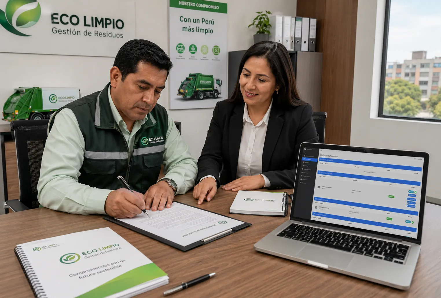 Personal en oficina