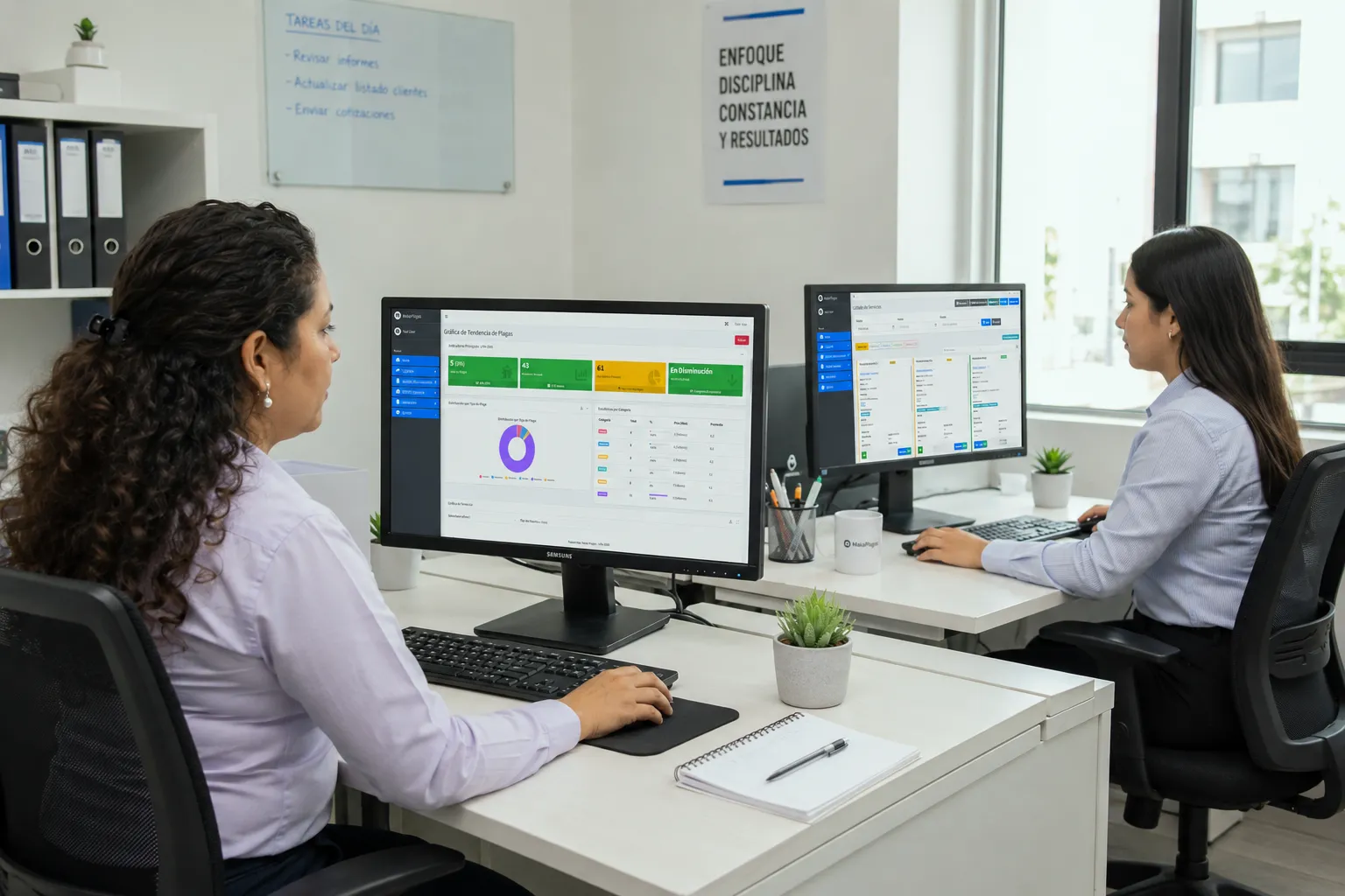 Personal en oficina